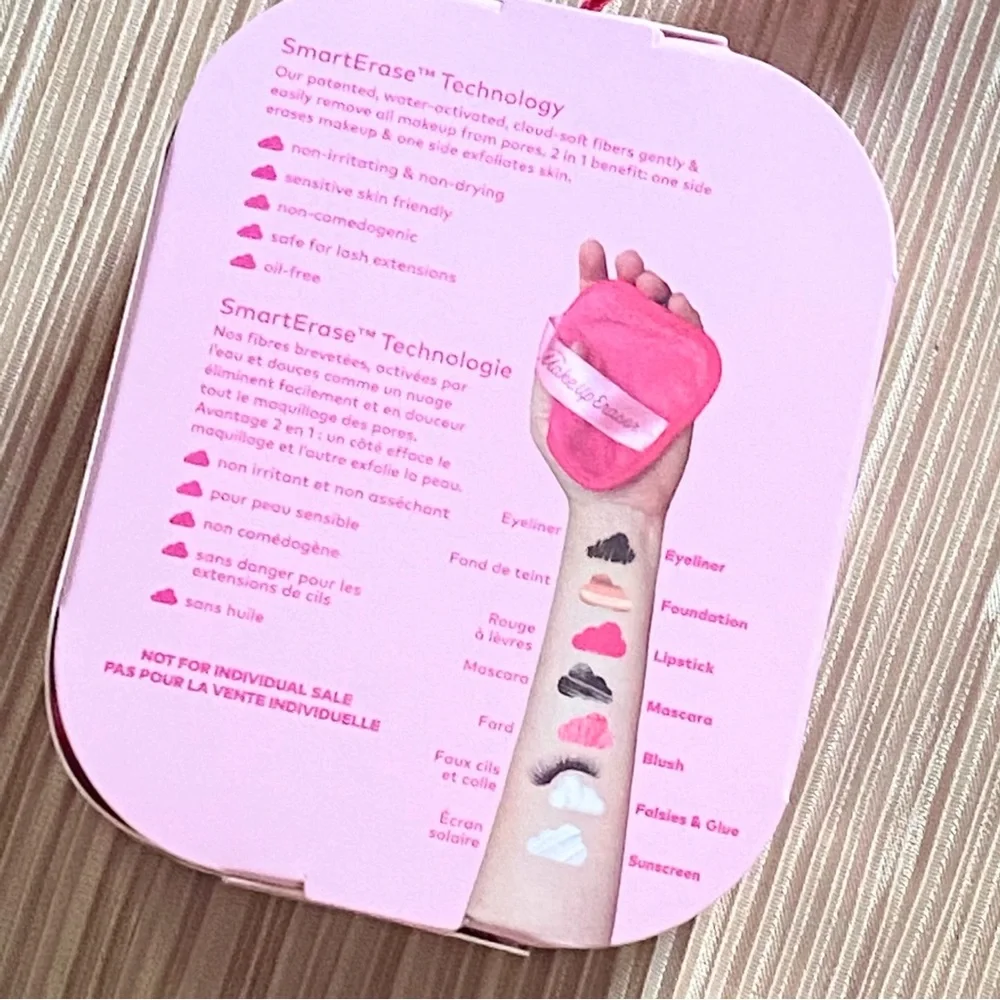 5 Make Up Eraser Daily Pink Makeup Remover Cloth Ornament original